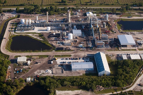 Ineos Florida plant during construction (image via Ineos Bio)
