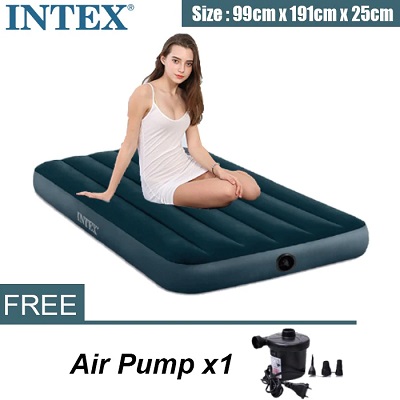 The Intex Fiber Tech Airbed provides all the comfort with